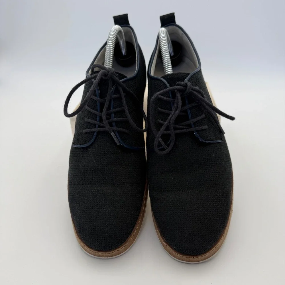 Pajar‎ Canada Mens Black Knit Derby Lace Up Oxford Shoes Size 10-10.5 Euro 43